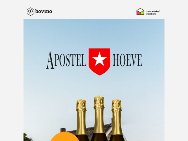 🥂Apostelhoeve Cuvée XII Brut 2023 vanaf nu leverbaar!