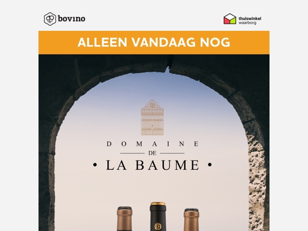 🇫🇷 Alleen vandaag nog 15% korting op alle wijnen van Domaine de la Baume