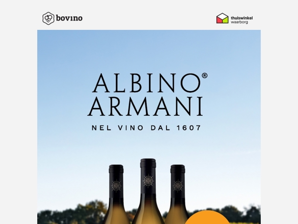 🇮🇹 Tijdelijk 20% korting op Albino Armani Friuli Grave Pinot Grigio