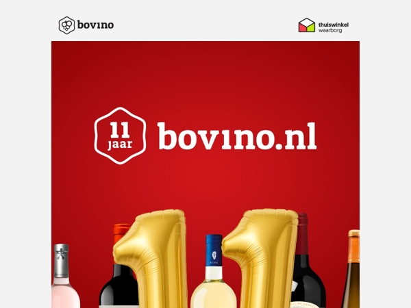 🎉Hoera, 11 jaar Bovino! Vandaag 11% korting op ALLES.