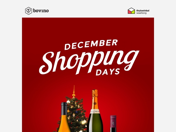 🎄Nu €12,50 korting vanaf €100! December Shopping Days.
