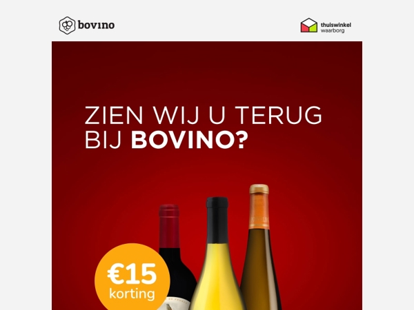 Zien wij u binnenkort terug bij Bovino?🍷