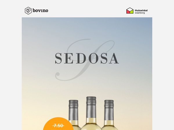 🇪🇸 Sedosa Verdejo Sauvignon Viura tijdelijk voor €5,95!