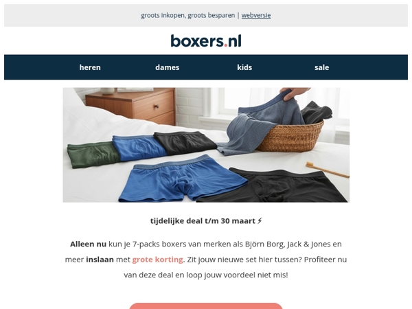 korting tijdens de 7-pack days 🔥