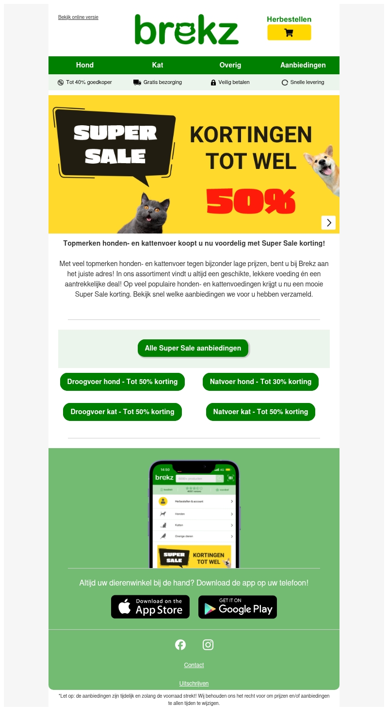 Super Sale korting op honden- en kattenvoertoppers Super Sale korting op honden- en kattenvoertoppers
