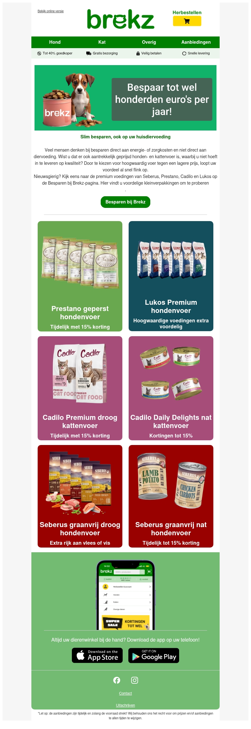 Slim besparen, ook op diervoeding Slim besparen, ook op diervoeding
