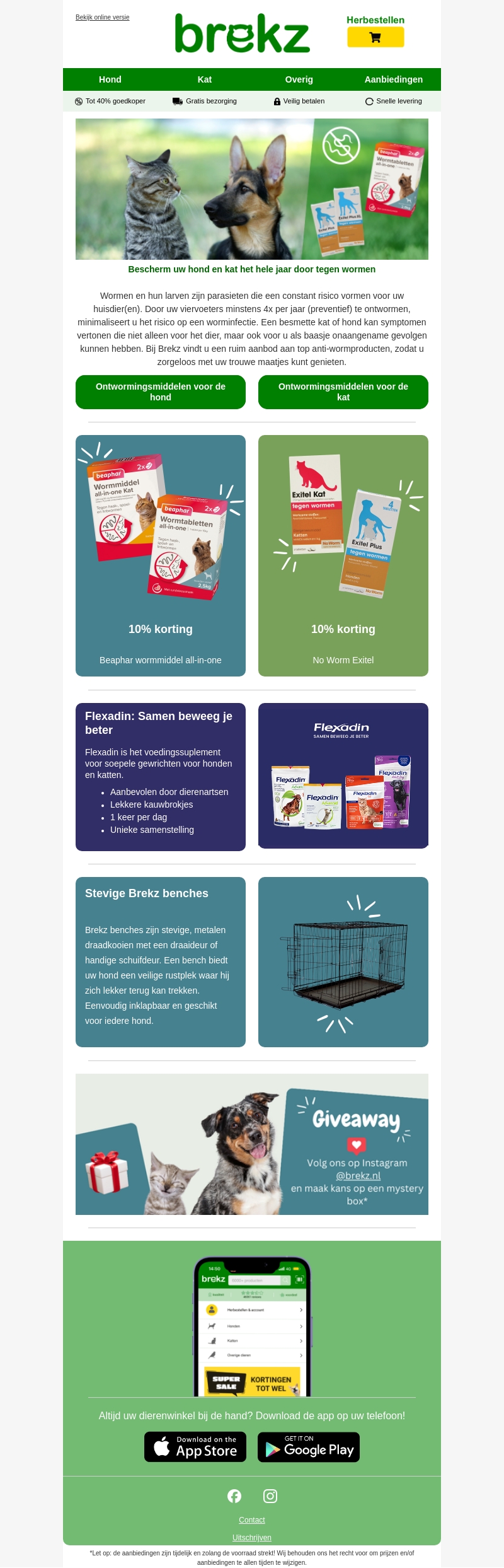 Bescherm uw hond of kat tegen wormen! Bescherm uw hond of kat tegen wormen!