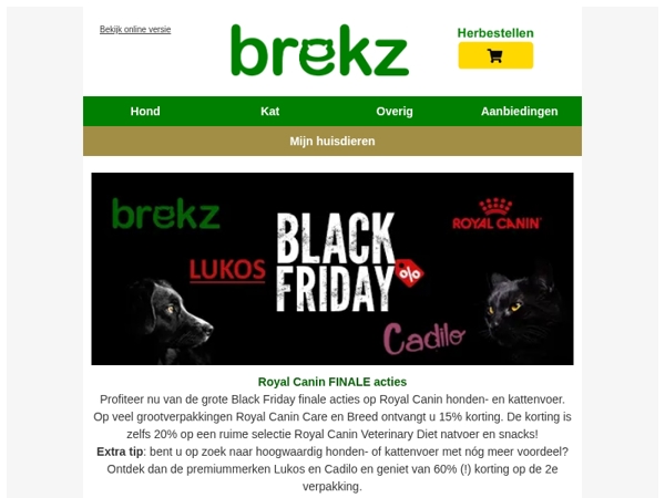 Royal Canin acties, de finale!