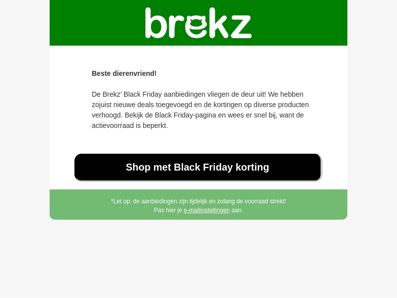 Nieuwe BLACK FRIDAY deals Nieuwe BLACK FRIDAY deals