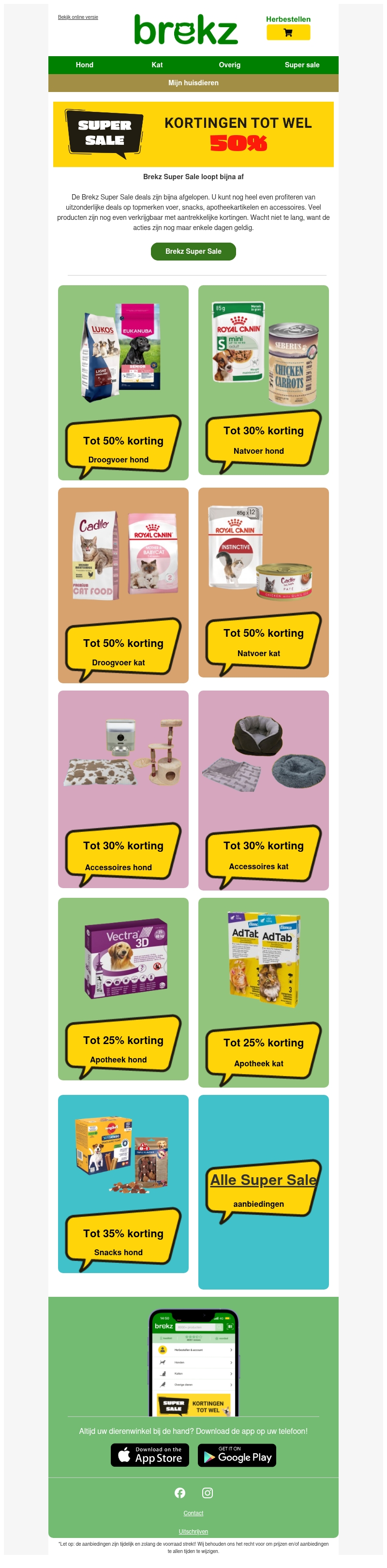 Super Sale loopt bijna af! Super Sale loopt bijna af!