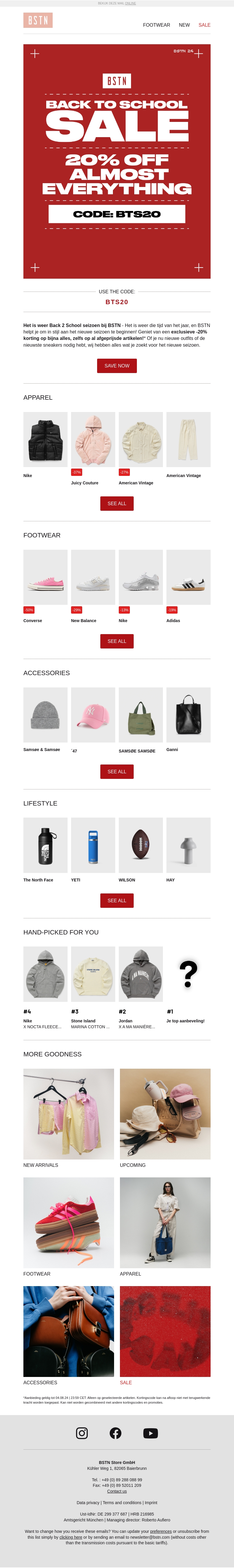 Back 2 School Sale | -20% op bijna alles! π₯ Back 2 School Sale | -20% op bijna alles! π₯