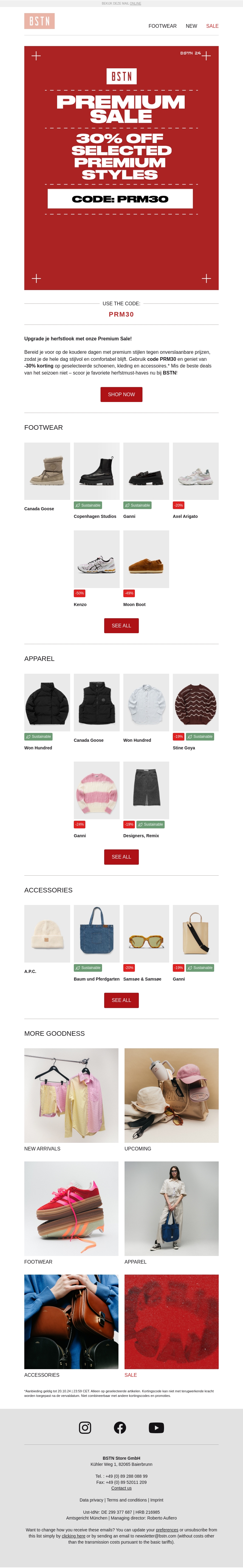 Beperkte tijd: -30% korting op Premium Sale Styles! ✨ Beperkte tijd: -30% korting op Premium Sale Styles! ✨