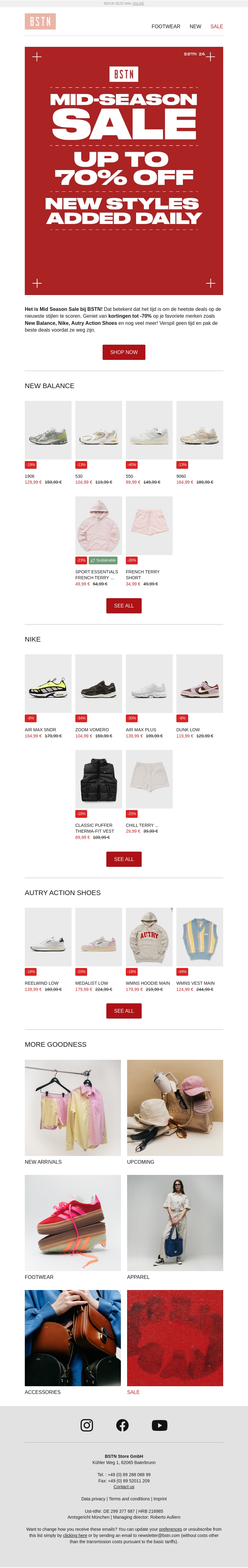 Tot -70% korting op je favoriete merken! 🔥 Tot -70% korting op je favoriete merken! 🔥