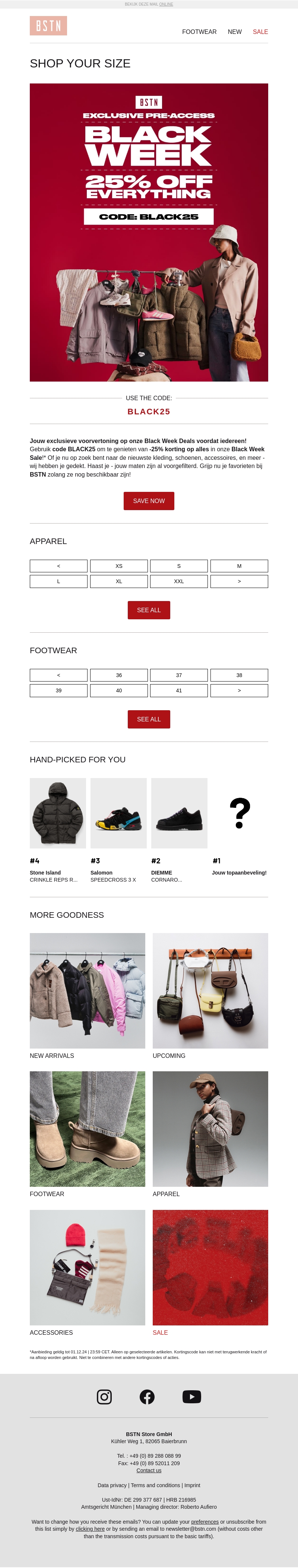 Vroege toegang: -25% korting op onze Black Week Deals! 🔓 Vroege toegang: -25% korting op onze Black Week Deals! 🔓