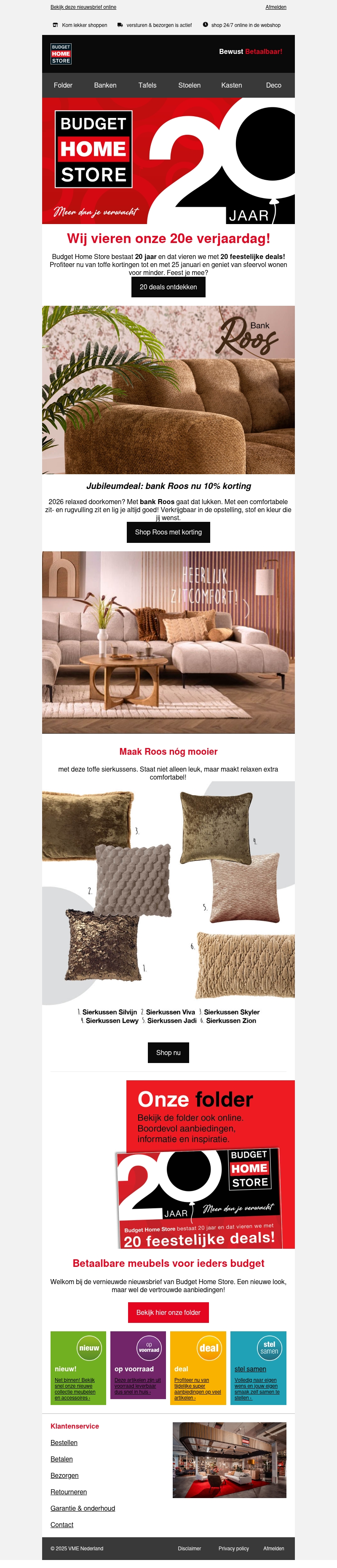 20 jaar Budget Home Store! π₯³ 20 jaar Budget Home Store! π₯³