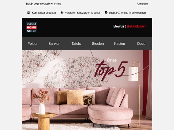 Top 5 producten van dit moment 🤎