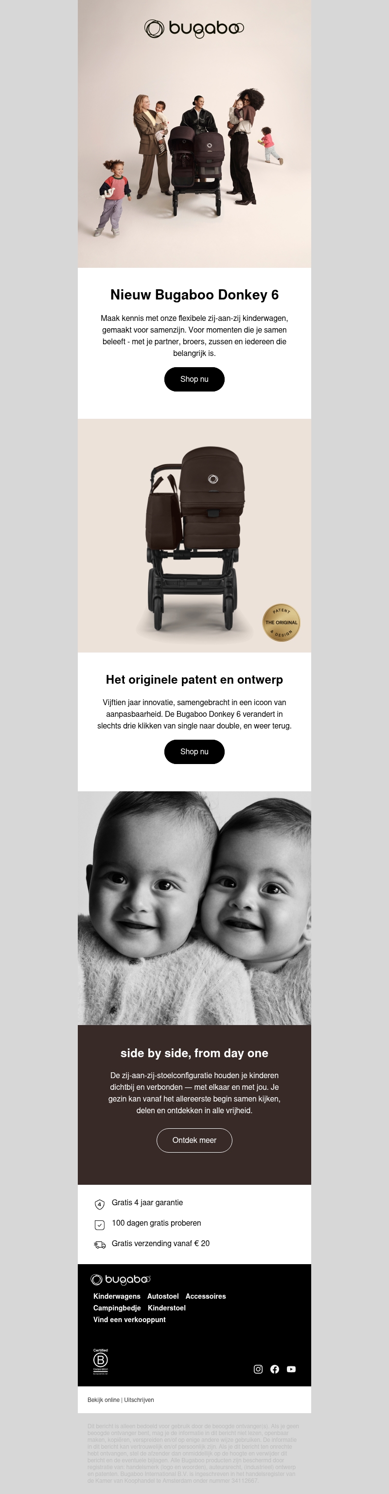 Ontdek de nieuwe Bugaboo Donkey 6 Ontdek de nieuwe Bugaboo Donkey 6