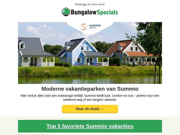 Ontdek de populairste Summio Parcs