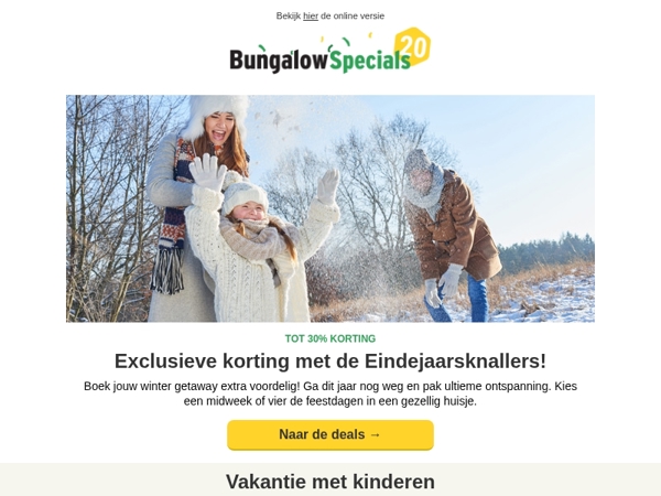 Boek nu de Eindejaarsknallers!