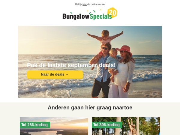 Last minute september in de zon☀️