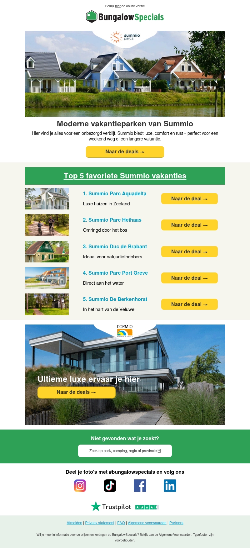Ontdek de populairste Summio Parcs Ontdek de populairste Summio Parcs