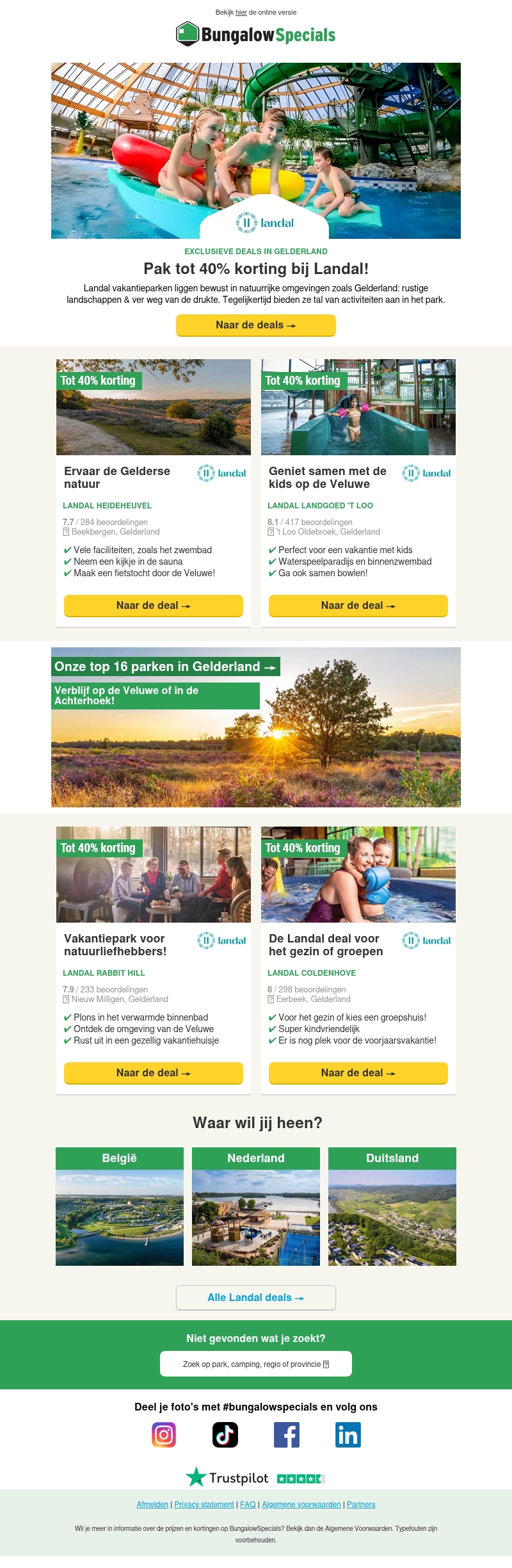 Landal heeft een verrassing Landal heeft een verrassing