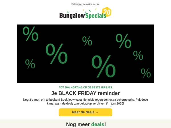 BLACK FRIDAY reminder!