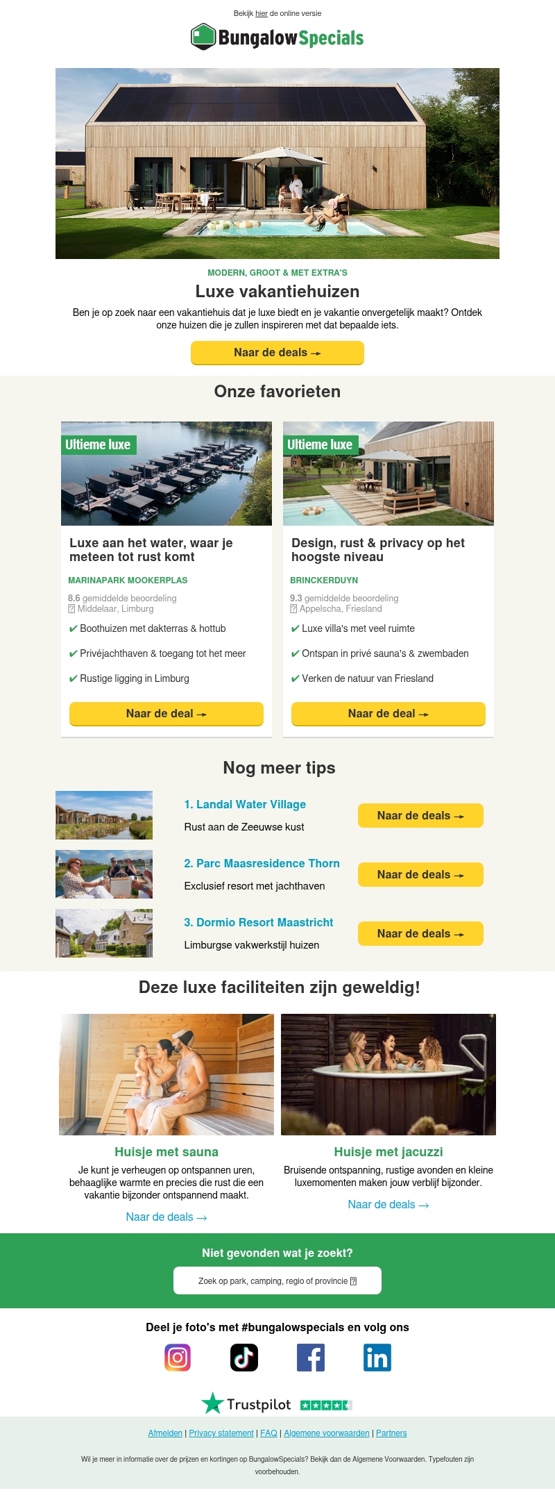 Dit zijn luxe vakantiehuizen! Dit zijn luxe vakantiehuizen!