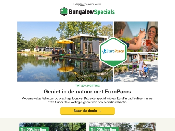 Mis deze EuroParcs deals niet!