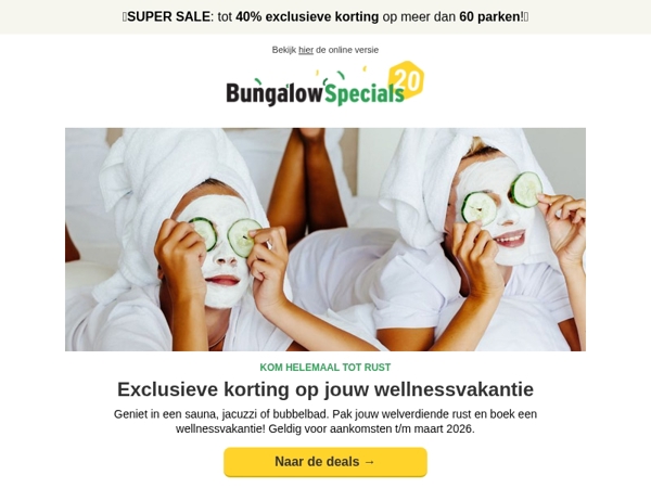 Verwen jezelf met deze wellness deals!