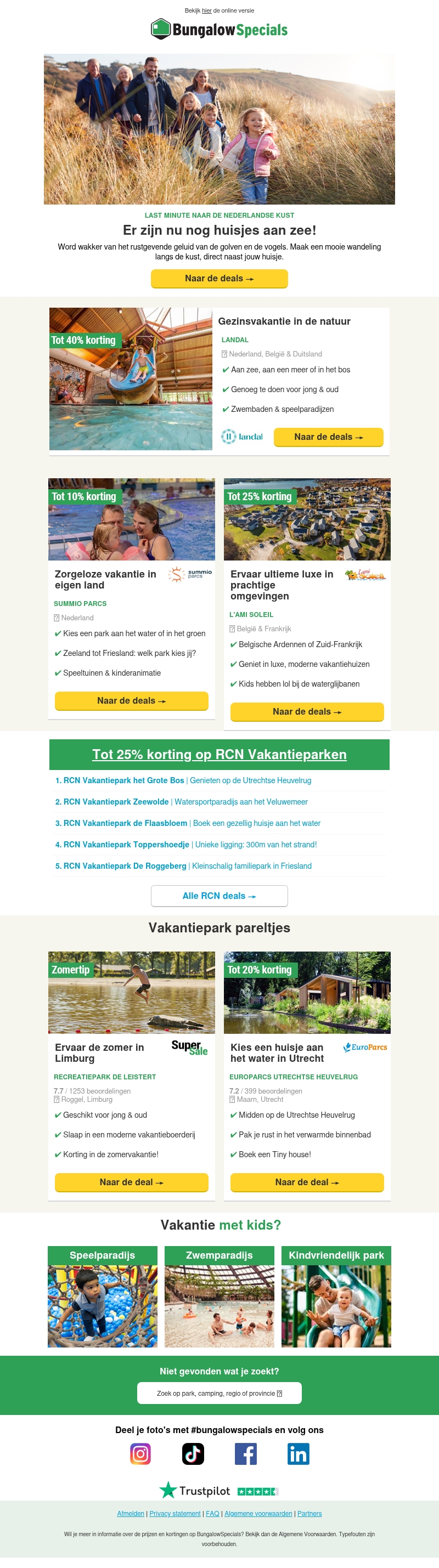 Last minute huisje aan zee - deze zijn nog vrij! Last minute huisje aan zee - deze zijn nog vrij!