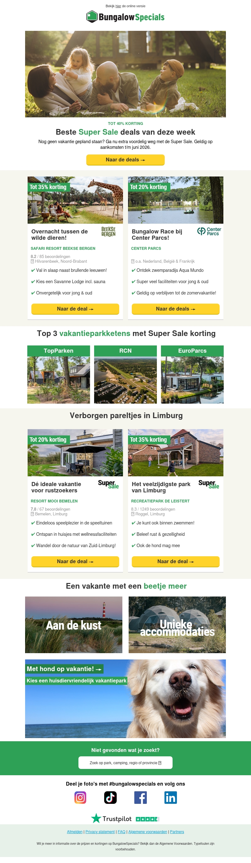 Profiteer van korting tot 40% met de Super Sale Profiteer van korting tot 40% met de Super Sale