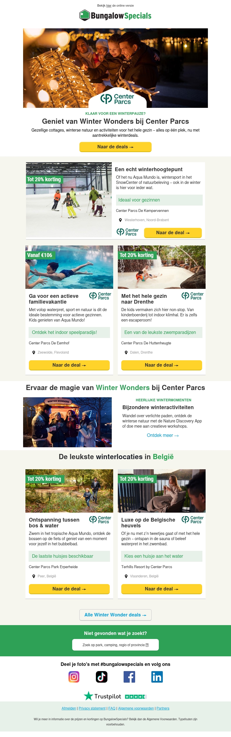 ❄️ Winter Wonders bij Center Parcs ❄️ Winter Wonders bij Center Parcs