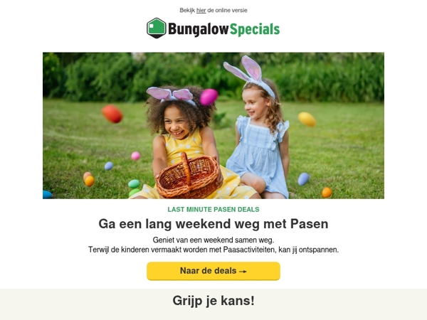 Last minute pasen deals!