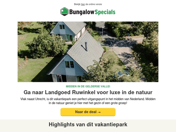 Landgoed Ruwinkel: ruim vakantiehuis in Gelderland