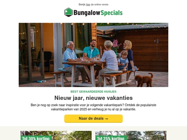 De beste vakantieparken van 2025
