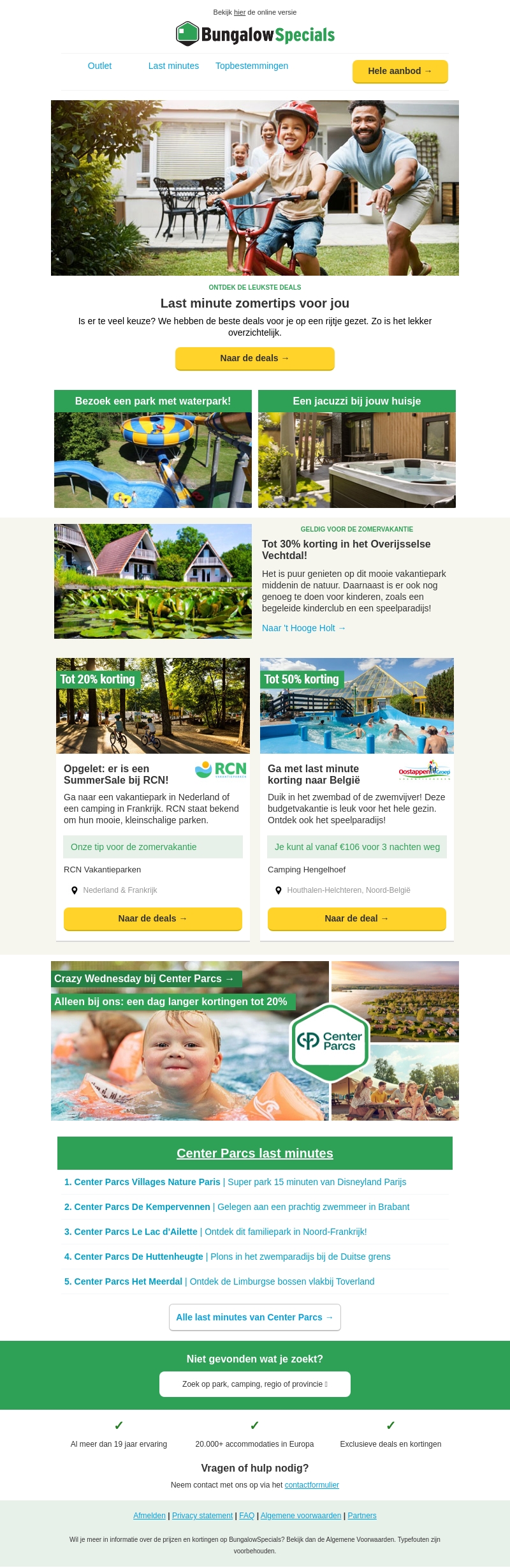 Onze last minute zomertips voor jou Onze last minute zomertips voor jou