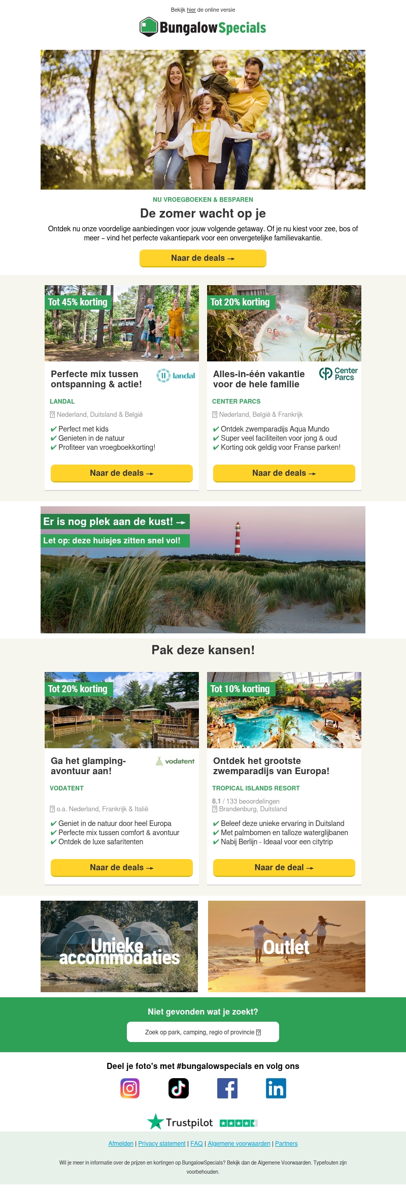 Vroeg boeken, meer besparen: tot 30%! Vroeg boeken, meer besparen: tot 30%!