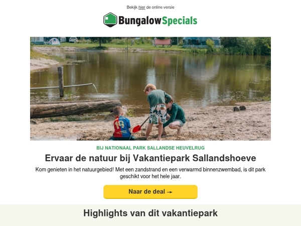 Vakantiepark Sallandshoeve: midden in de natuur