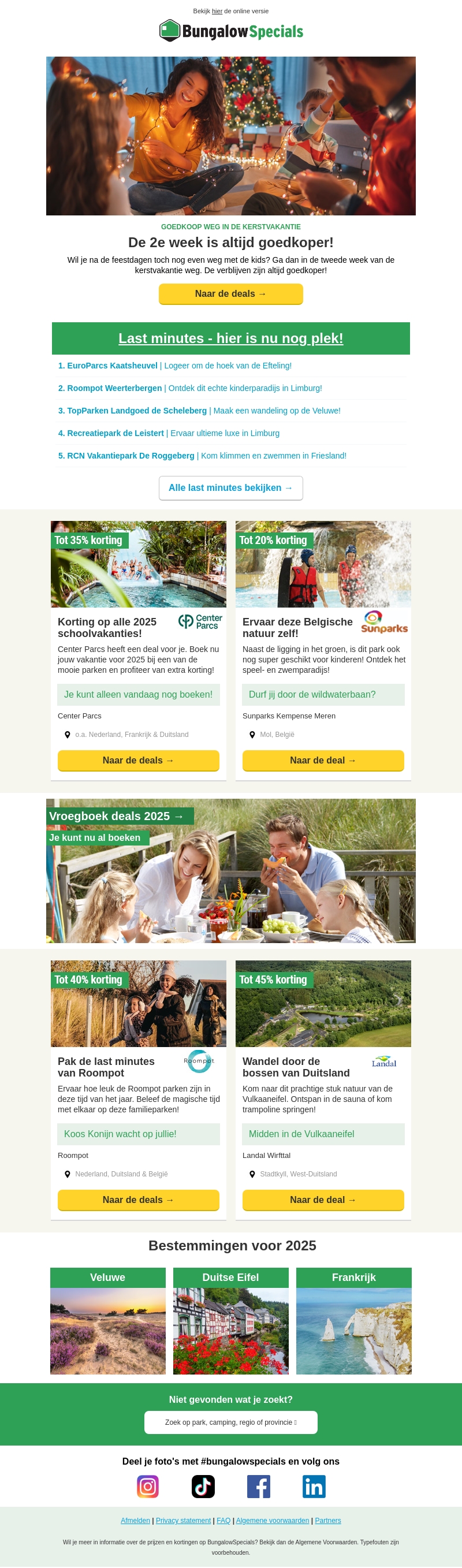 Zo kan je goedkoop weg in de kerstvakantie Zo kan je goedkoop weg in de kerstvakantie