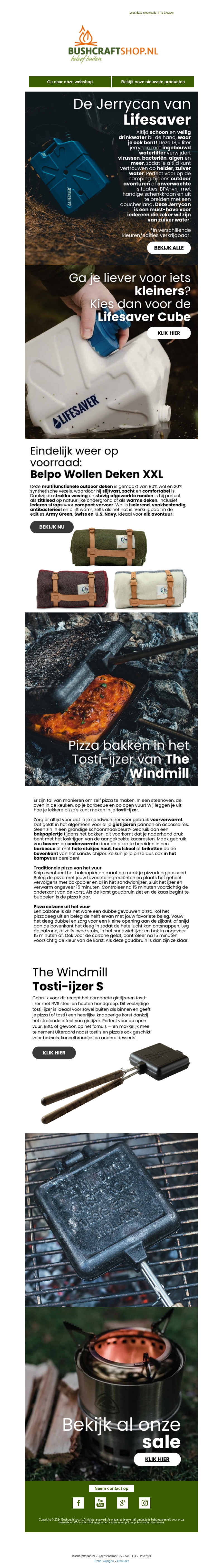 Altijd schoon en veilig drinkwater met de Jerrycan van Lifesaver Altijd schoon en veilig drinkwater met de Jerrycan van Lifesaver