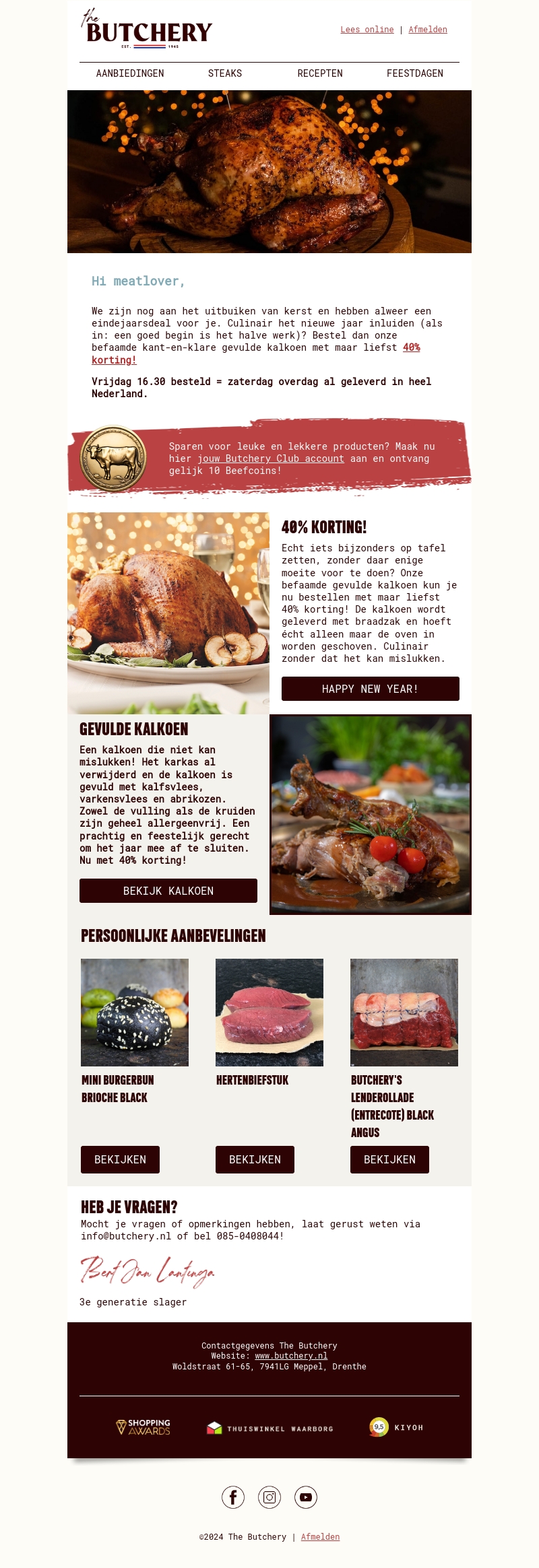 ... -40% Eindejaarsdeal 🦃 ... -40% Eindejaarsdeal 🦃