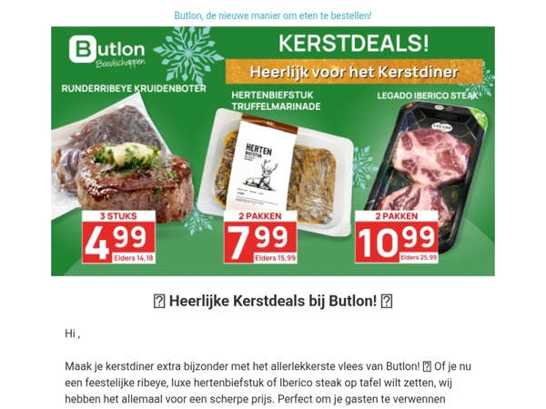 Kerstdeals bij Butlon!🎅