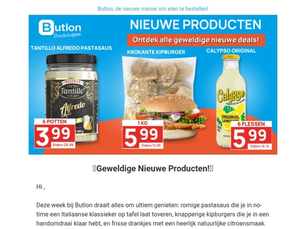 Nieuwe producten die de deur uitvliegen!✈️