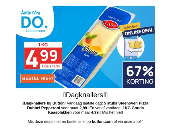 1 KG Gouda Kaasplakken 🧀 voor slechts 4,99! 🛒