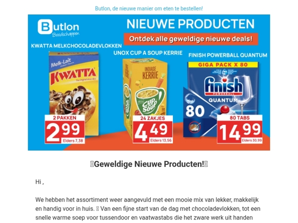 Hey , check deze nieuwe producten!🆕