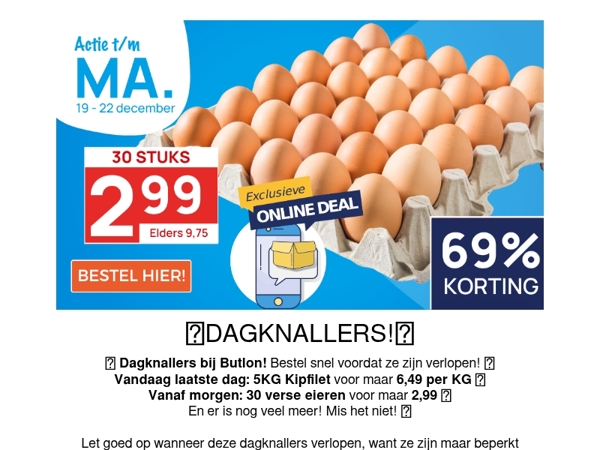 30 Verse Eieren voor 2,99!🍳