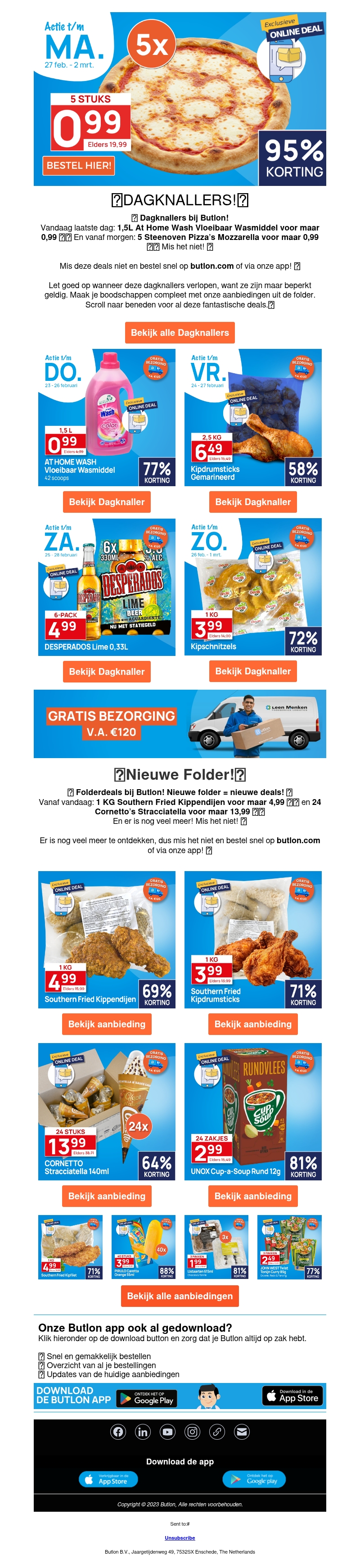 5 Pizza's voor 99 cent!ππ± 5 Pizza's voor 99 cent!ππ±