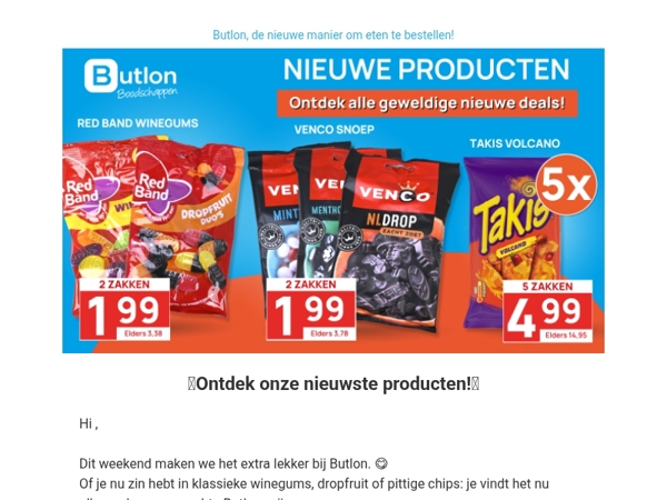 Nieuw bij Butlon!😍