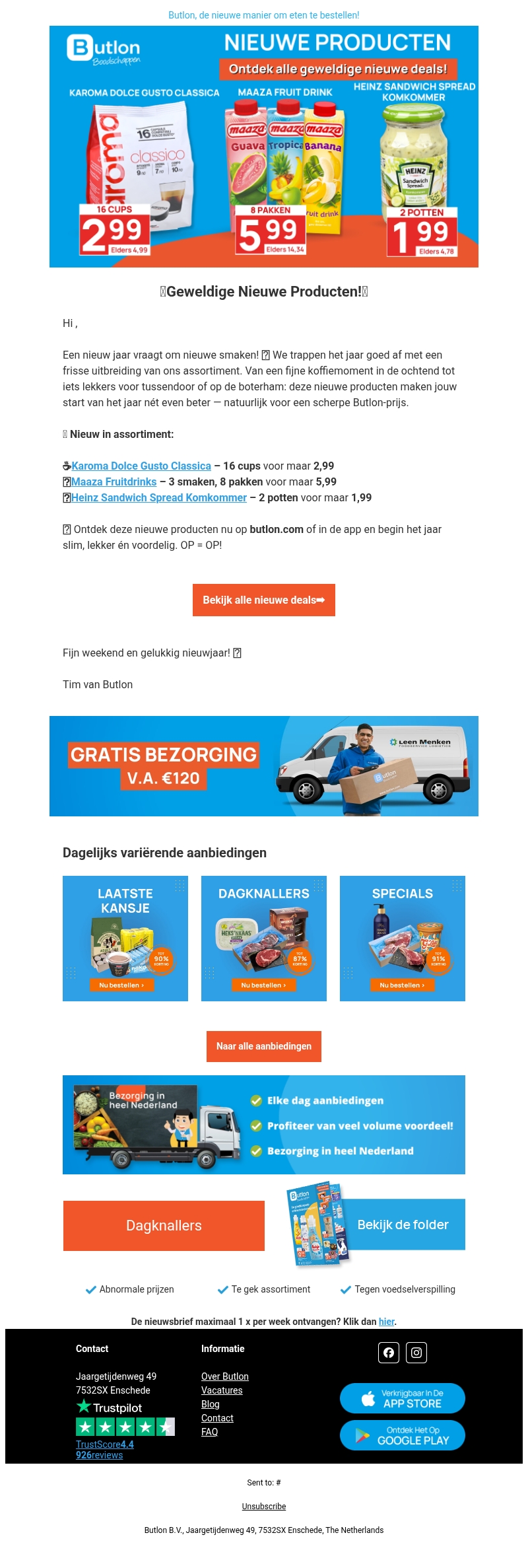 Nieuw jaar, nieuwe producten!π Nieuw jaar, nieuwe producten!π